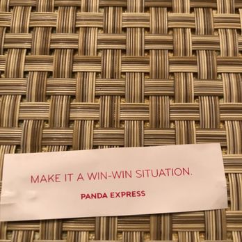Panda Express - My fortune - Chinese Near Me - Spring Valley, California Panda Express - My fortune - Chinese Near Me - Spring Valley, California