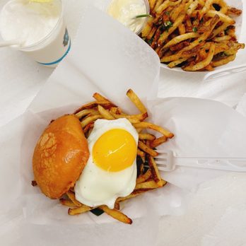 Frita Batidos - Fish Frita, Garlic Cilantro Fries, Coconut Cream Batido - Cuban Near Me - Ann Arbor, Michigan