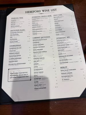Menu photo 4 Hereford House Shawnee, KS