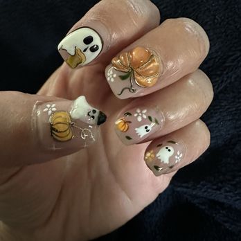 Milano Nail Spa Memorial - Halloween nail art - Nail Salons Near Me - Houston, Texas