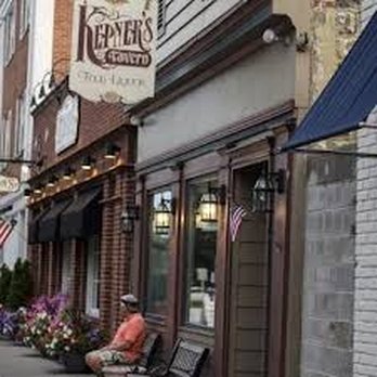 Kepner's Tavern - a man sitting on a bench - American Near Me - Hudson, Ohio Kepner's Tavern - a man sitting on a bench - American Near Me - Hudson, Ohio