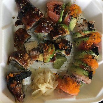Noda Restaurant - Dragon and rainbow rolls - Sushi Bars Near Me - Pasadena, California Noda Restaurant - Dragon and rainbow rolls - Sushi Bars Near Me - Pasadena, California