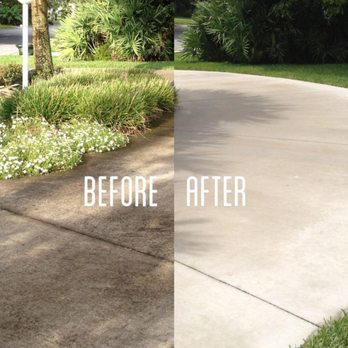 Acosta And Son - Before and after of a driveway cleaning - Pressure Washers Near Me Acosta And Son - Before and after of a driveway cleaning - Pressure Washers Near Me