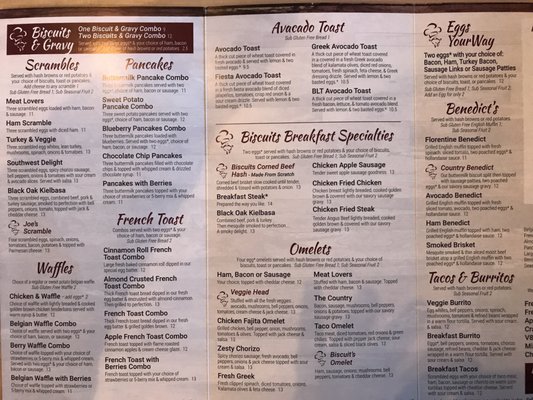 Menu photo 8 Biscuits Cafe San Tan Valley, AZ