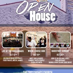 The Crossroads Church - Join us for our Open House on October 12, 2014 at 11 am.  For more information, visit thecrossroadstx.org