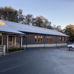 L L Creek Bar and Grill - Large parking area.