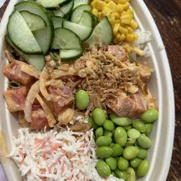 Build your own bowl with tuna. Build your own bowl with tuna.