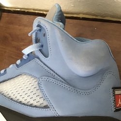 The Athlete's Foot - Originally, the damage was just on the top part of the shoe.