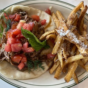Tasty Town - Braised Lamb Shoulder Pita Sandwich - Greek Near Me - Birmingham, Alabama Tasty Town - Braised Lamb Shoulder Pita Sandwich - Greek Near Me - Birmingham, Alabama