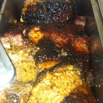 Thirsty's Beer Barn & More - Brisket shot from their page - Barbeque Near Me - Clyde, Texas