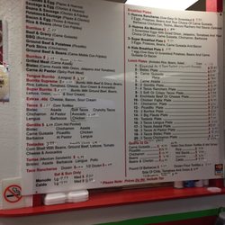 Rojas Mexican Food - Menu