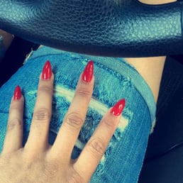 Brian met beyond my expectations on these stilleto nails! love them!!