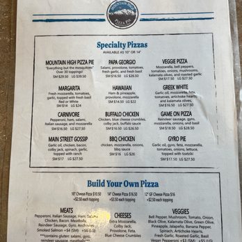 Mountain High Pizza Pie - Menu - Pizza Near Me - Talkeetna, Alaska Mountain High Pizza Pie - Menu - Pizza Near Me - Talkeetna, Alaska