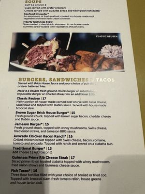 Menu photo 2 Olde Brick House Cedar Rapids, IA