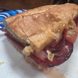 Scooch's Pizza - Toasted Italian hoagie. First rate!