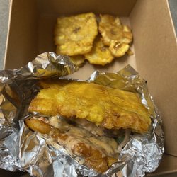 Tasty Kreyol - TK Sergo's Cheeseburger Deluxe with Side of Plantains
