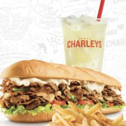 Charleys Cheesesteaks - Philly cheesesteak combo
