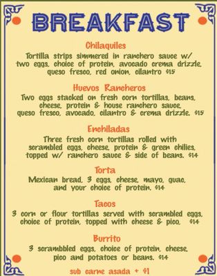 Menu photo 8 Calle Tepa Tucson, AZ