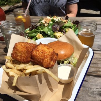 The Barn - The Barn Storm, full salad and pear hard cider! - Burgers Near Me - Half Moon Bay, California The Barn - The Barn Storm, full salad and pear hard cider! - Burgers Near Me - Half Moon Bay, California