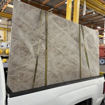 GT Stone Works - Greg took photos and a video of the slab we chose to let us know it was safe and sound in his truck. - Countertop Installation Near Me
