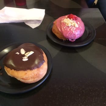 Glam Doll Donuts - Chocolate almond and strawberry shortcake - Donuts Near Me - Minneapolis, Minnesota