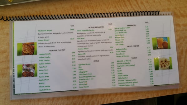Menu photo 7 Saravanaa Bhavan Plano, TX