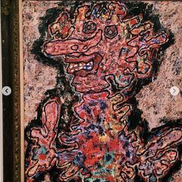 "Milady" by Jean Dubuffet at The Kreeger Museum