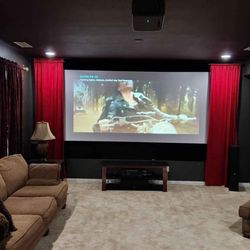 Alive Sober Living - Amazing Theater Room with Full Surround.  Men's House.