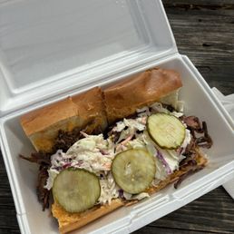 BBQ Beef Brisket Sandwich BBQ Beef Brisket Sandwich