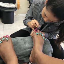 Annie's Hair & Nails - The service and quality at Annie's Hair and Nails was superb. The prices were incredible. I was in and out within an hour for a pedicure.