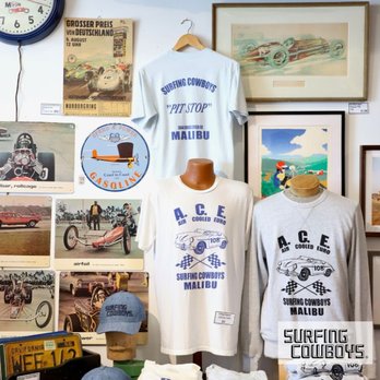 Surfing Cowboys - Automobile art, apparel, collectibles.: - Antiques Near Me - Malibu, California Surfing Cowboys - Automobile art, apparel, collectibles.: - Antiques Near Me - Malibu, California