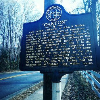 Oakton Historic Marker - Landmarks & Historical Buildings Near Me - Marietta, Georgia Oakton Historic Marker - Landmarks & Historical Buildings Near Me - Marietta, Georgia
