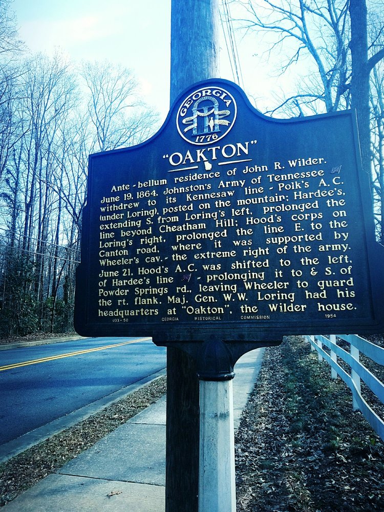 OAKTON HISTORIC MARKER Updated October 2024 558 Kennesaw Ave