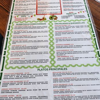 El Cabo Restaurant - Menu, the first time I went. - Mexican Near Me - Jacksonville, Florida El Cabo Restaurant - Menu, the first time I went. - Mexican Near Me - Jacksonville, Florida