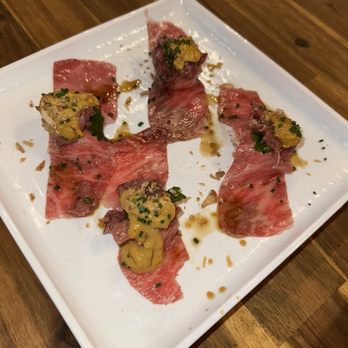 Shoryuken - A5 wagyu, toro, uni nigiri - Hot Pot Near Me - South San Francisco, California Shoryuken - A5 wagyu, toro, uni nigiri - Hot Pot Near Me - South San Francisco, California