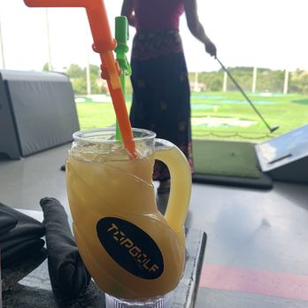 Topgolf - Cocktail in a golf bag cup - Golf Near Me - Germantown, Maryland Topgolf - Cocktail in a golf bag cup - Golf Near Me - Germantown, Maryland