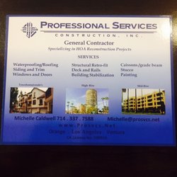 Professionals Services Construction