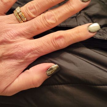 Fairwood Nails - Dip powder in chrome! - Nail Salons Near Me - Renton, Washington