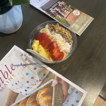 Wanderlust Juicery - Smoothie bowl. Sunshine - Juice Bars & Smoothies Near Me - Freeport, Maine