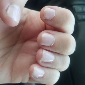 VHT Nails & Spa - Fresh gel manicure Left hand Awful! - Nail Salons Near Me - Surprise, Arizona VHT Nails & Spa - Fresh gel manicure Left hand Awful! - Nail Salons Near Me - Surprise, Arizona