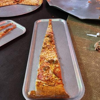 Big Lou's Pizza - 1 slice of a 42" pizza - Pizza Near Me - San Antonio, Texas Big Lou's Pizza - 1 slice of a 42" pizza - Pizza Near Me - San Antonio, Texas