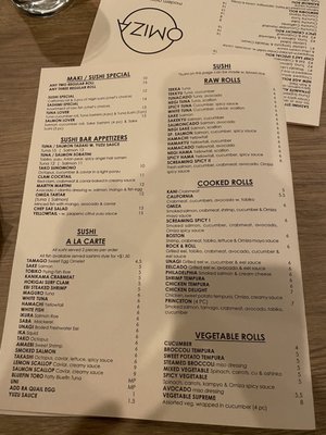 Menu photo 6 Omiza Doylestown, PA