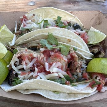 Magnolias Kitchen - Pic of the pork tacos, also excellent - Food Trucks Near Me - Escalante, Utah Magnolias Kitchen - Pic of the pork tacos, also excellent - Food Trucks Near Me - Escalante, Utah