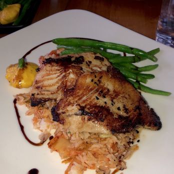 Fins Bistro - Miso black cod with kimchi rice - Seafood Near Me - Issaquah, Washington
