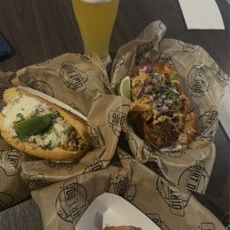 Elote Dog & Hot Hotdog, Deep Fried Oreos