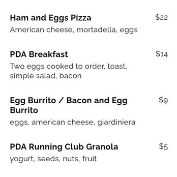 Public Display of Affection - Brunch menu - Pizza Near Me - Brooklyn, New York Public Display of Affection - Brunch menu - Pizza Near Me - Brooklyn, New York