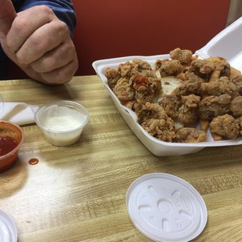 J and J Fish and Chicken - Partial gizzards.. hehe - Fish & Chips Near Me - Gary, Indiana