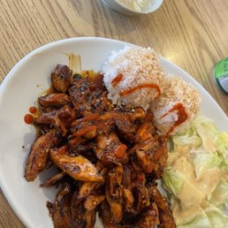 Spicy chicken teriyaki Spicy chicken teriyaki