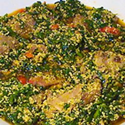 African Restaurant Online - Egusi Soup with Assorted Meat