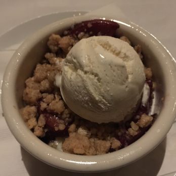 Five Crowns - Apple cobbler with ice cream. - Steakhouses Near Me - Corona del Mar, California